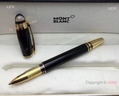 Montblanc Starwalker Midnight Gold Clip Rollerball Pen Buy Replica